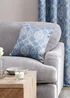 Dreams & Drapes Vivianna Soft Touch Blue Filled Cushion (43cm x 43cm) - 43W X 43D Image 1