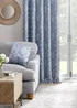 Dreams & Drapes Vivianna Soft Touch Blue Filled Cushion (43cm x 43cm) - 43W X 43D Image 2