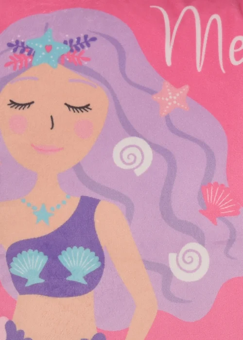 Bedlam Mermaid Vibes Velvet Pink Filled Cushion (43cm x 43cm) - 43W X 43D Image 5