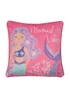 Bedlam Mermaid Vibes Velvet Pink Filled Cushion (43cm x 43cm) - 43W X 43D Image 3
