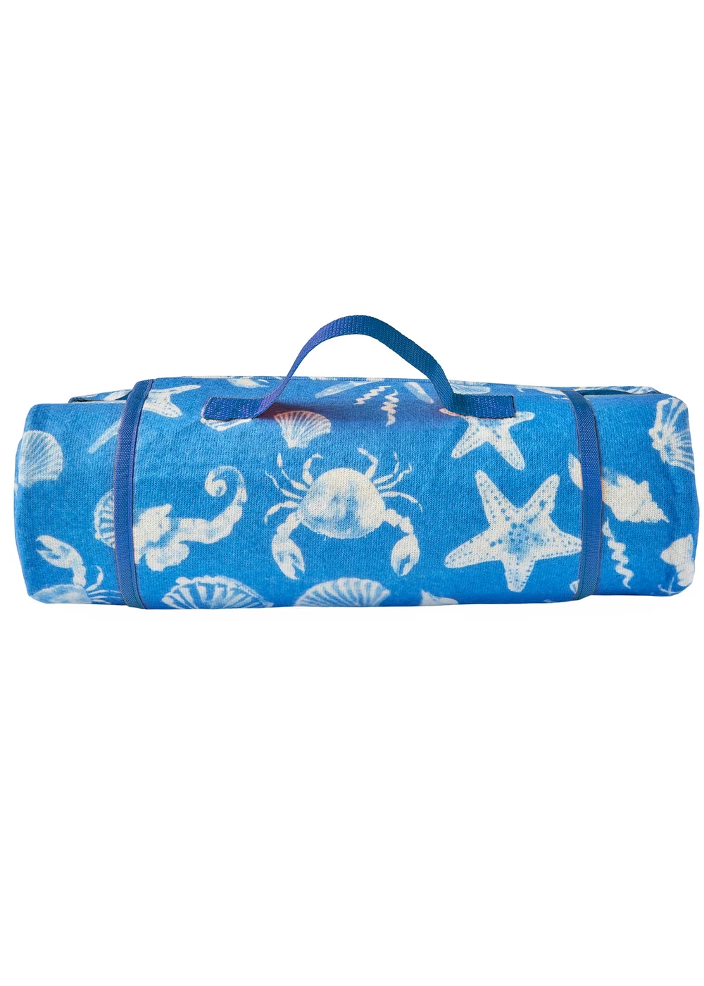 Fusion Coastal Bay Blue Picnic Blanket - 135 x 150cm Image 2