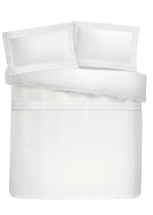 Serene Renaissance White Duvet Cover Set - Single Image 2