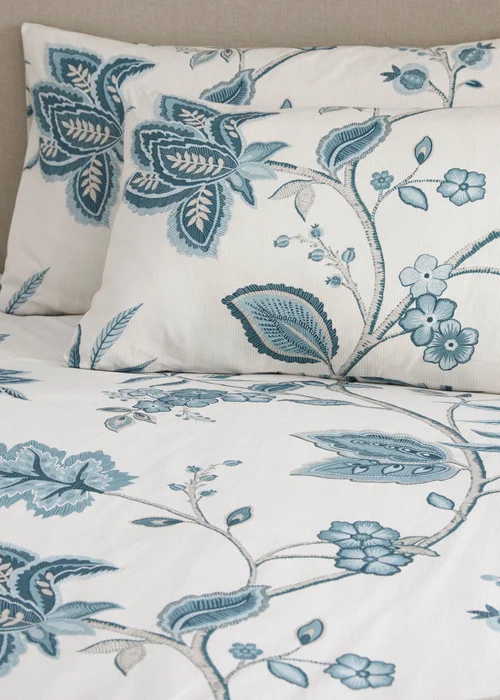 Dreams & Drapes Design Samira Blue Duvet Cover Set - Single Image 4