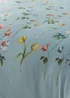 Appletree Heritage Serenity Sateen Blue Duvet Cover Set - Double Image 3
