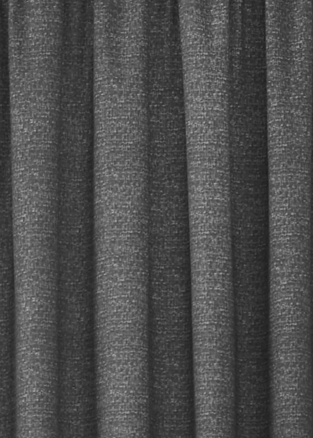Dreams & Drapes Pembrey Brushed Cotton Grey Pencil Pleat Curtains With Tie-Backs - 46W X 54D (117x137cm Image 4