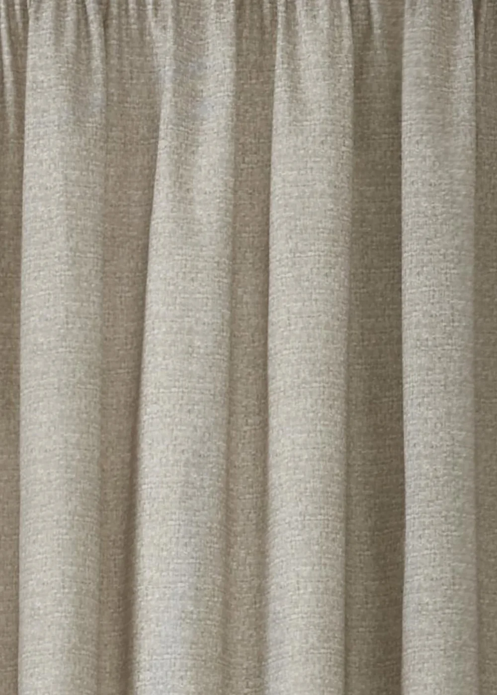Dreams & Drapes Pembrey Brushed Cotton Natural Pencil Pleat Curtains With Tie-Backs - 46W X 54D (117x137cm) Image 4