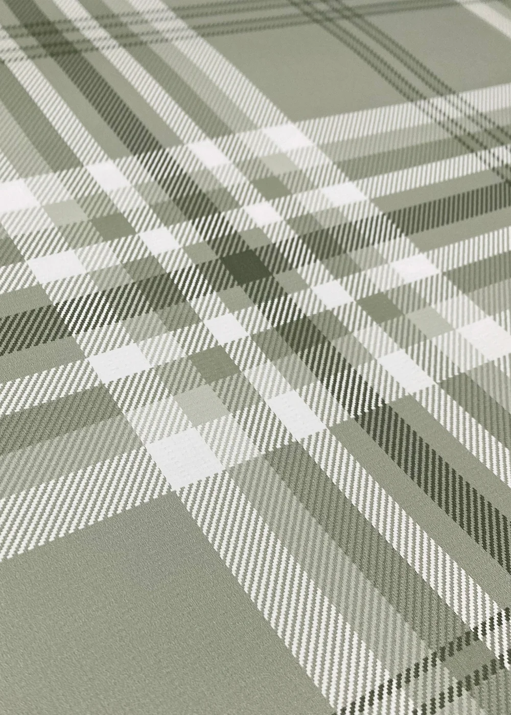 Catherine Lansfield Kelso Check Sage Wallpaper - One Size Image 3