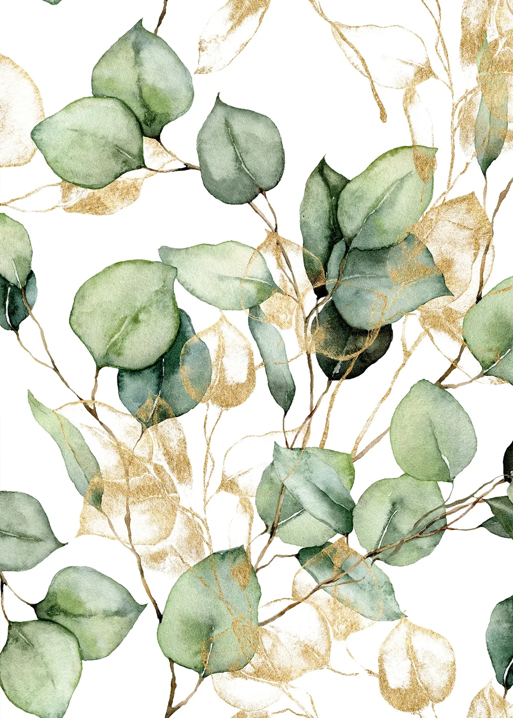 Muriva Eucalyptus Green Wallpaper - One Size Image 1