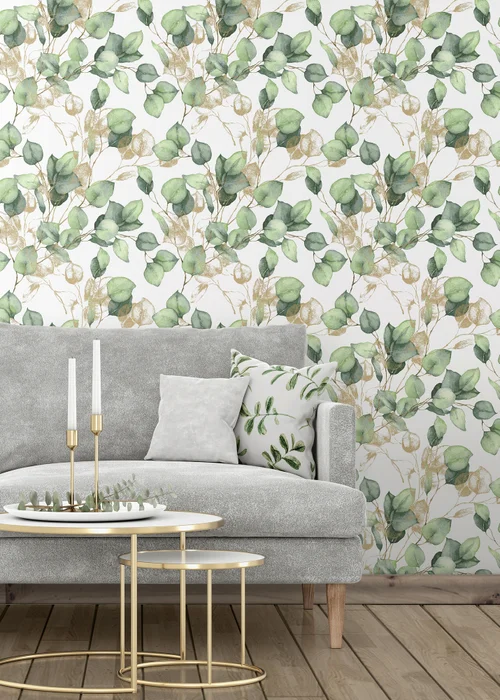 Muriva Eucalyptus Green Wallpaper - One Size Image 5