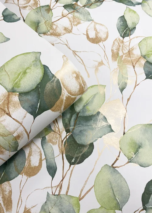 Muriva Eucalyptus Green Wallpaper - One Size Image 4