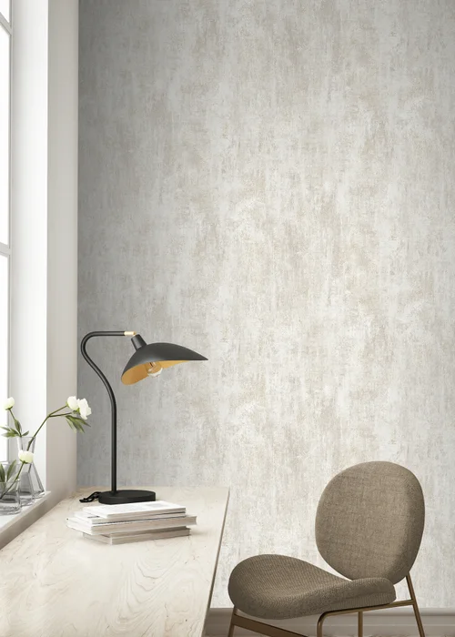 Muriva Phelan Texture Cream Wallpaper - One Size Image 5