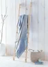 Drift Home Bretton Blue Throw - 130 x 180cm Image 1