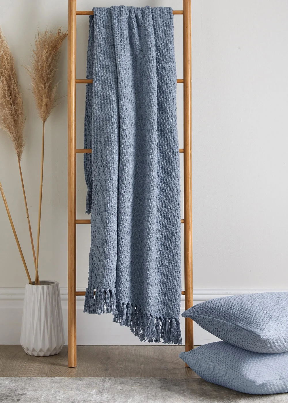 Drift Home Hayden Blue Bedspread - 200 x 200cm Image 1