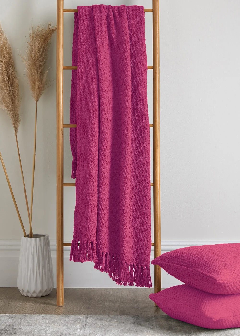 Drift Home Hayden Pink Bedspread - 200 x 200cm Image 1
