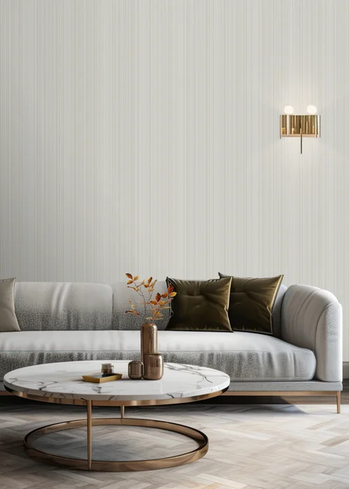 Muriva Venezia Stripe Natural - One Size Image 2