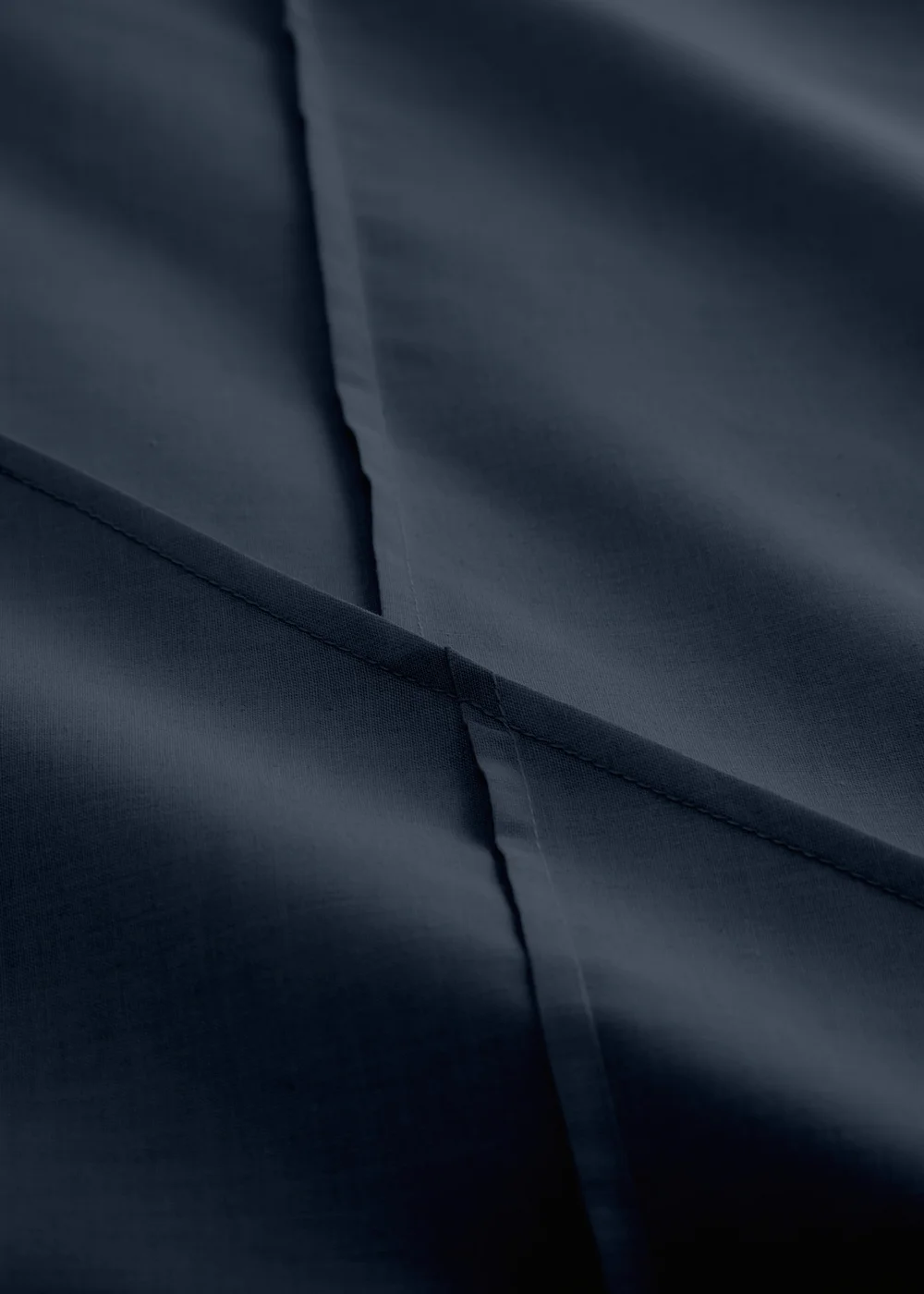 Serene Dart Navy Duvet Cover Set - Single Image 2