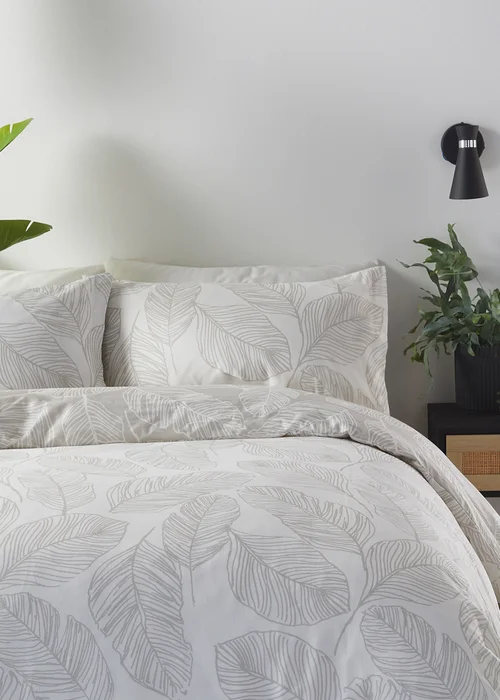 Fusion Matteo Natural Duvet Cover Set - Single Image 5