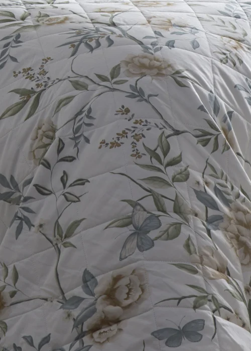 Dreams & Drapes Design Amelle Green Bedspread - 200 x 230cm Image 2