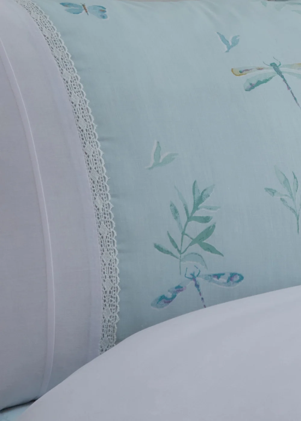 Dreams & Drapes Decorative Fifi Blue Duvet Cover Set - Single Image 3