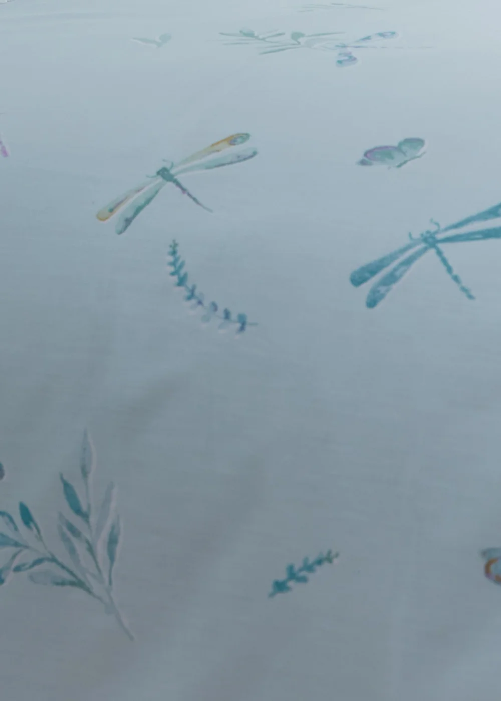 Dreams & Drapes Decorative Fifi Blue Duvet Cover Set - Single Image 4