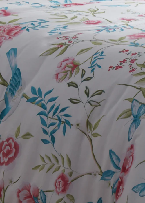 Dreams & Drapes Design Amelle Reversible Blue Duvet Cover Set - Single Image 3