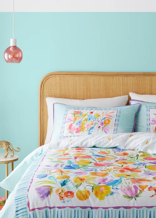 Appletree Style Festival Blue Duvet Cover Set - Single Image 3