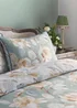 Appletree Heritage Eleanor Soft Touch Green Duvet Cover Set - Single Image 2