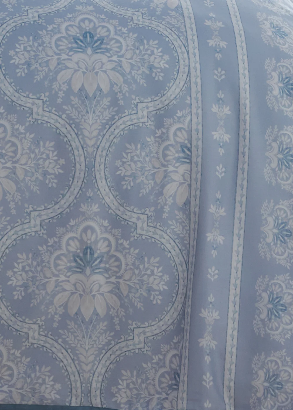 Appletree Heritage Alexia Sateen Blue Duvet Cover Set - Double Image 3
