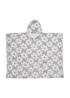 Bedlam Retro Flower Blue Snuggle Hooded Wearable Fleece - Small Image 5
