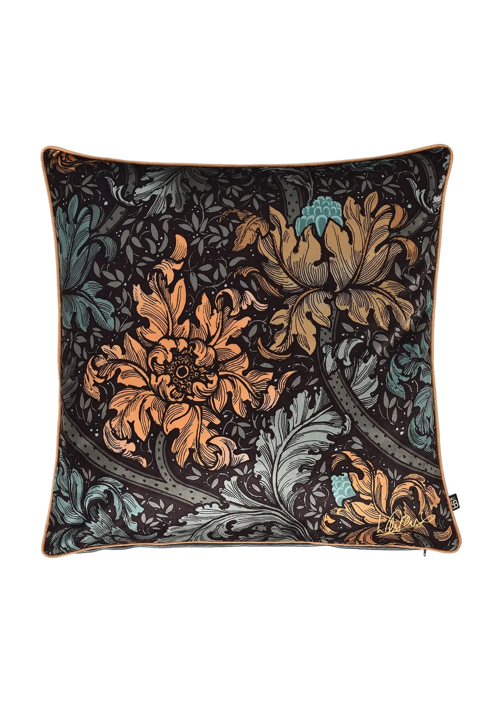 Laurence Llewelyn-Bowen Heart of The Home Velvet Gold Filled Cushion (55cm x 55cm) - 55 x 55cm Image 1