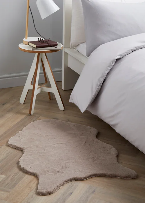 Fusion Shaped Rug Beige Shaped Rug - 60 x 90cm Image 1