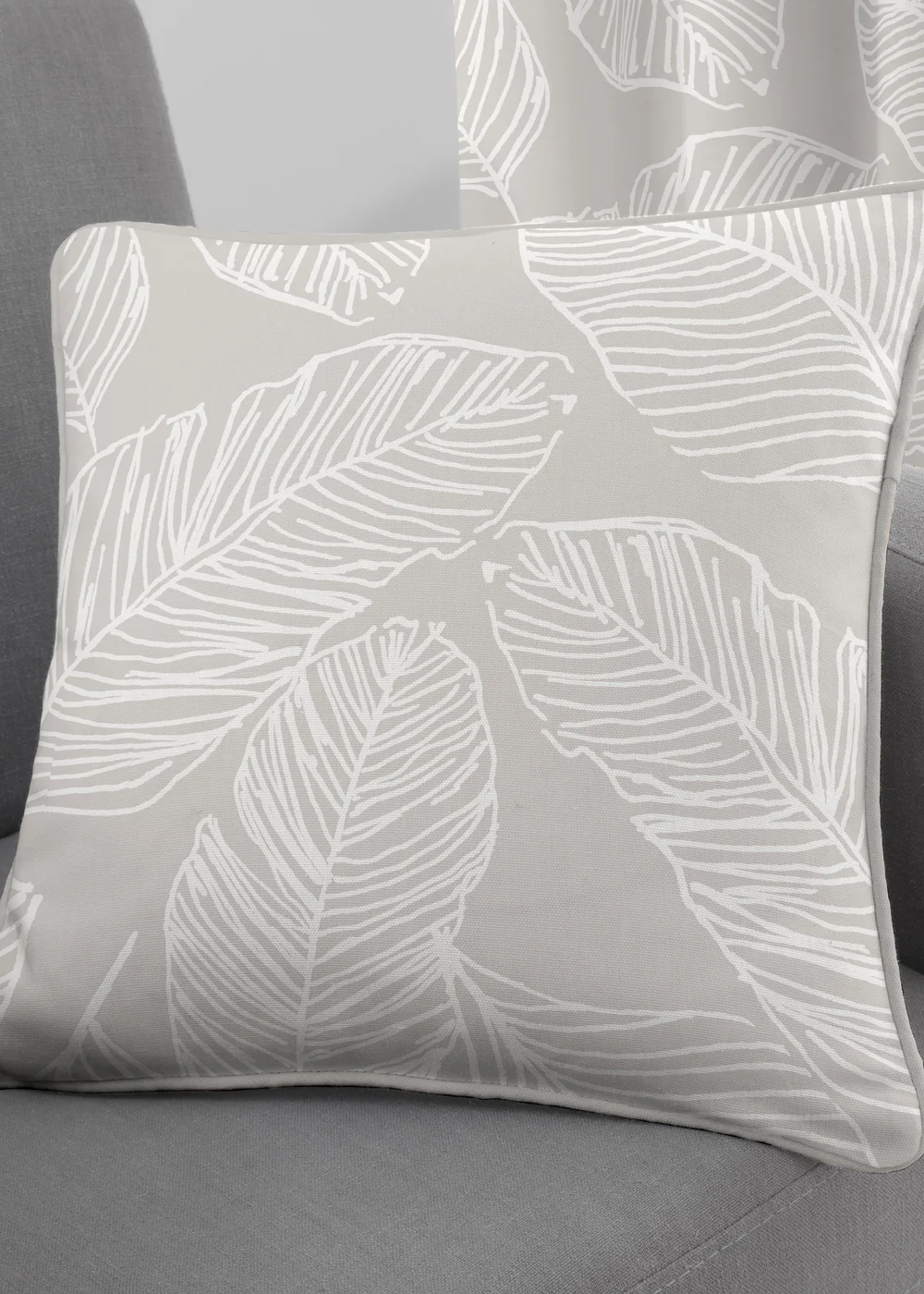 Fusion Matteo Natural Filled Cushion (43cm x 43cm) - 43W X 43D Image 1