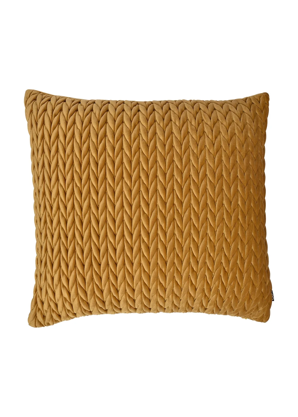 Laurence Llewelyn-Bowen Amory Velvet Gold Filled Cushion (43cm x 43cm) - 43W X 43D Image 1