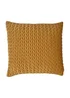 Laurence Llewelyn-Bowen Amory Velvet Gold Filled Cushion (43cm x 43cm) - 43W X 43D Image 1