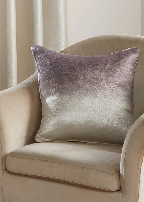 Fusion Ombre Strata Brown Filled Cushion (43cm x 43cm) - 43W X 43D Image 1