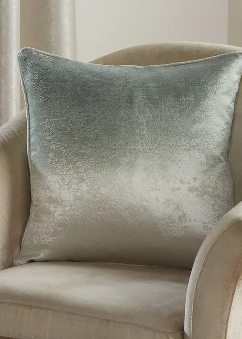 Fusion Ombre Strata Green Filled Cushion (43cm x 43cm) - 43W X 43D Image 1