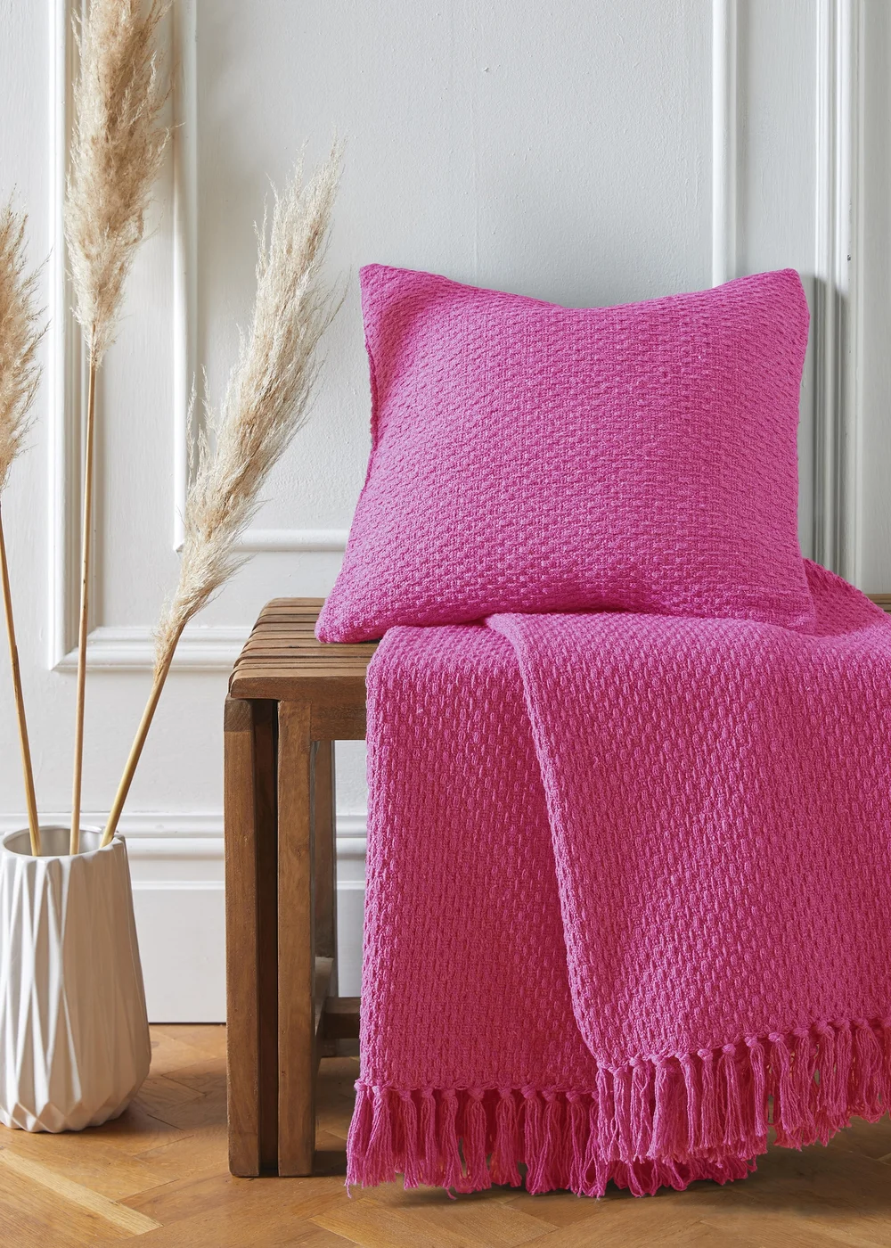 Drift Home Hayden Pink Filled Cushion (43cm x 43cm) - 43W X 43D Image 1