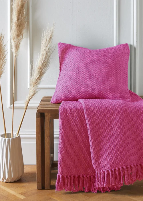 Drift Home Hayden Pink Filled Cushion (43cm x 43cm) - 43W X 43D Image 1