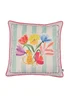 Appletree Style Havana Velvet White Filled Cushion (43cm x 43cm) - 43W X 43D Image 2