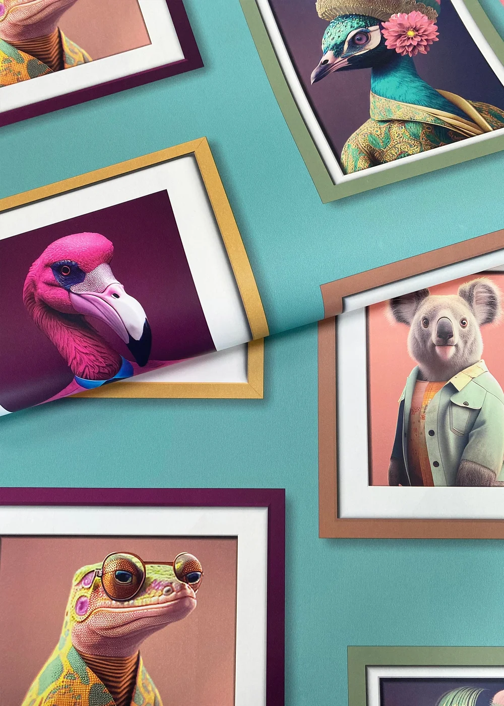 Muriva Fantastic Animals Wallpaper - One Size Image 4