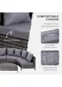 Outsunny Rattan Garden Furniture 4 Seaters - Grey - One Size Image 5