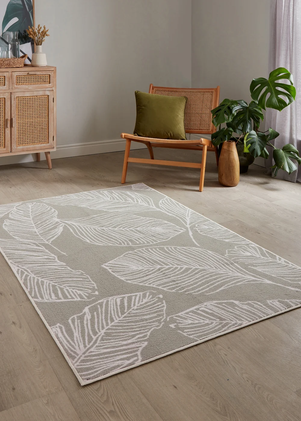 Fusion Matteo Natural Washable Rug - 120 x 180cm Image 2