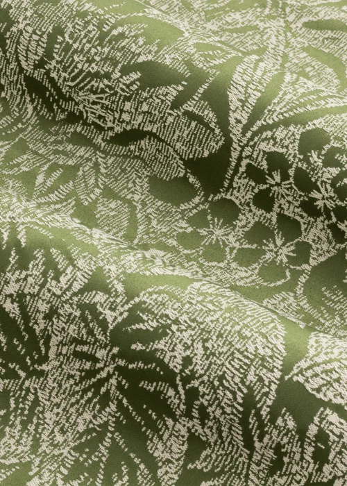 Wylder Nature Bali Botanical Jacquard Eyelet Curtains Olive - ZAC Image 5