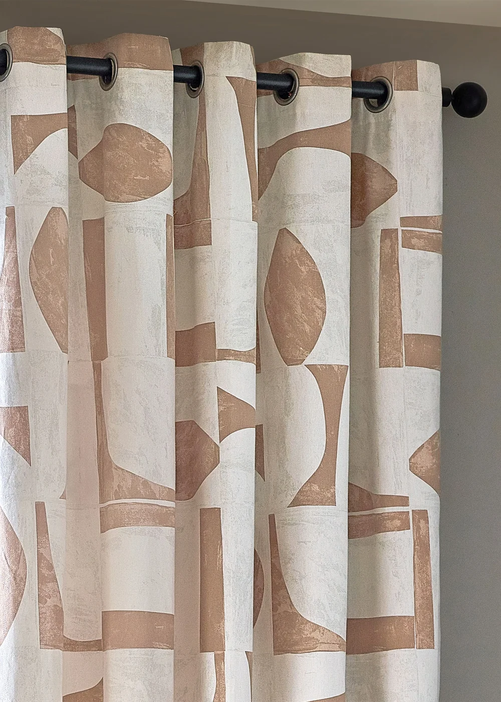 Hoem Carro Abstract Eyelet Curtains - 46W X 54D (117x137cm) Image 3