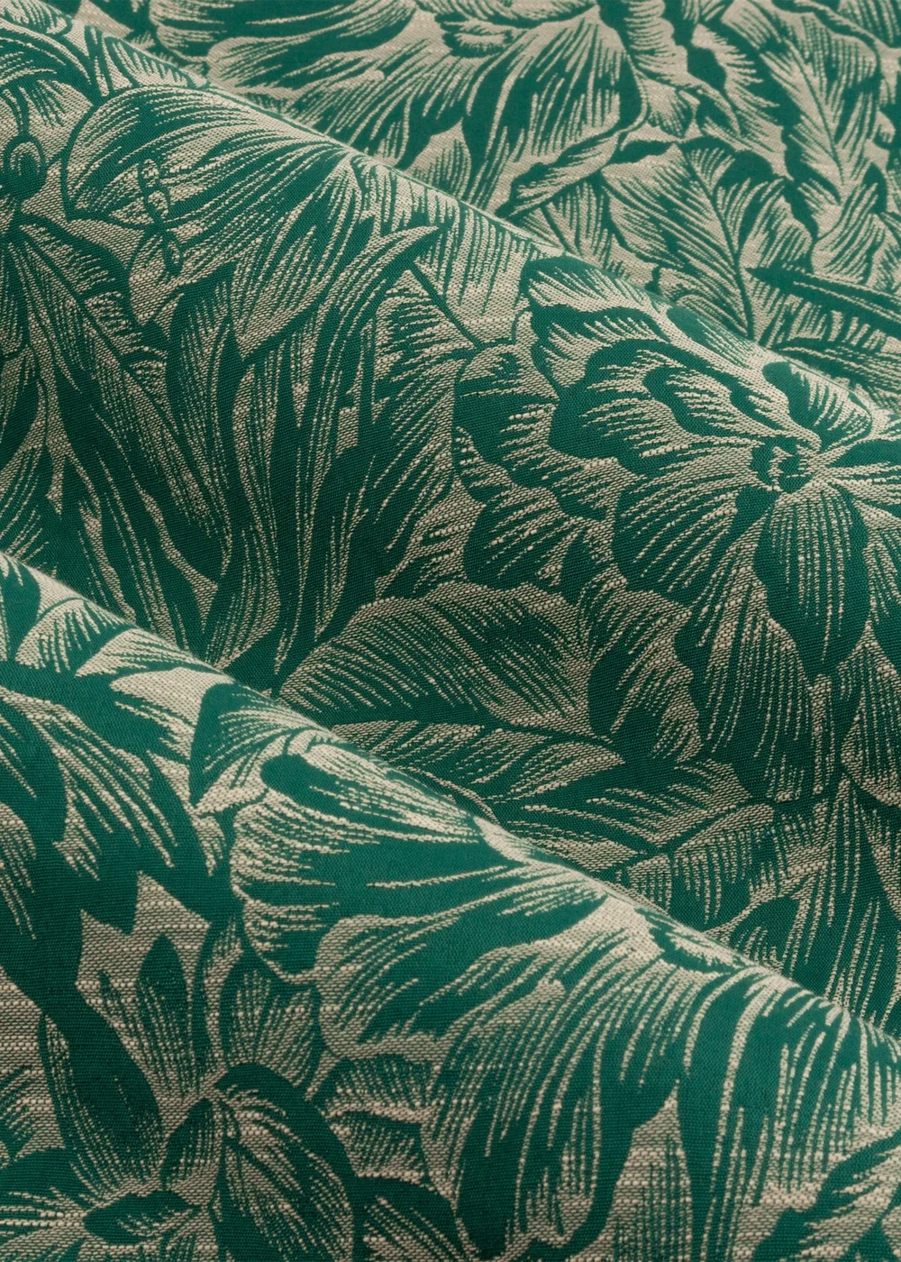 Wylder Nature Grantley Jacquard Pencil Pleat Curtains - 46W X 54D (117x137cm) Image 5