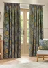 Wylder Nature Ophelia Floral Jacquard Pencil Pleat Curtains - 46W X 54D (117x137cm) Image 2
