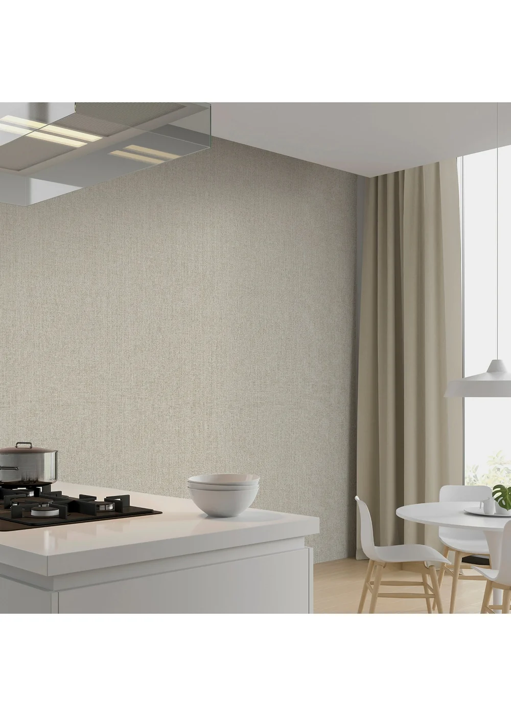Arthouse Luxe Hessian Taupe - One Size Image 5
