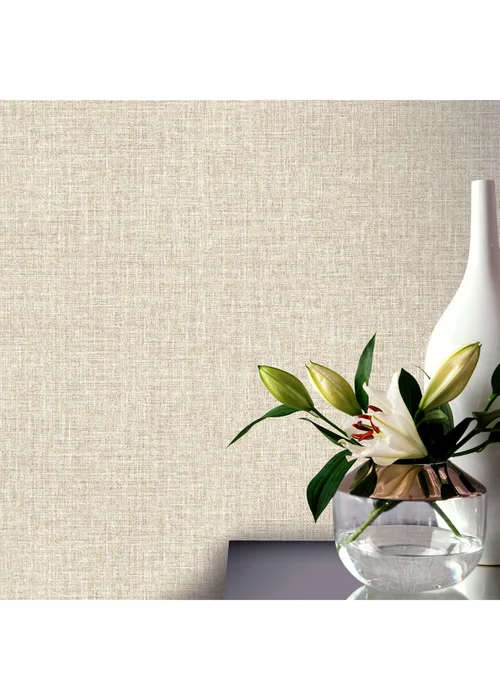 Arthouse Luxe Hessian Taupe - One Size Image 4