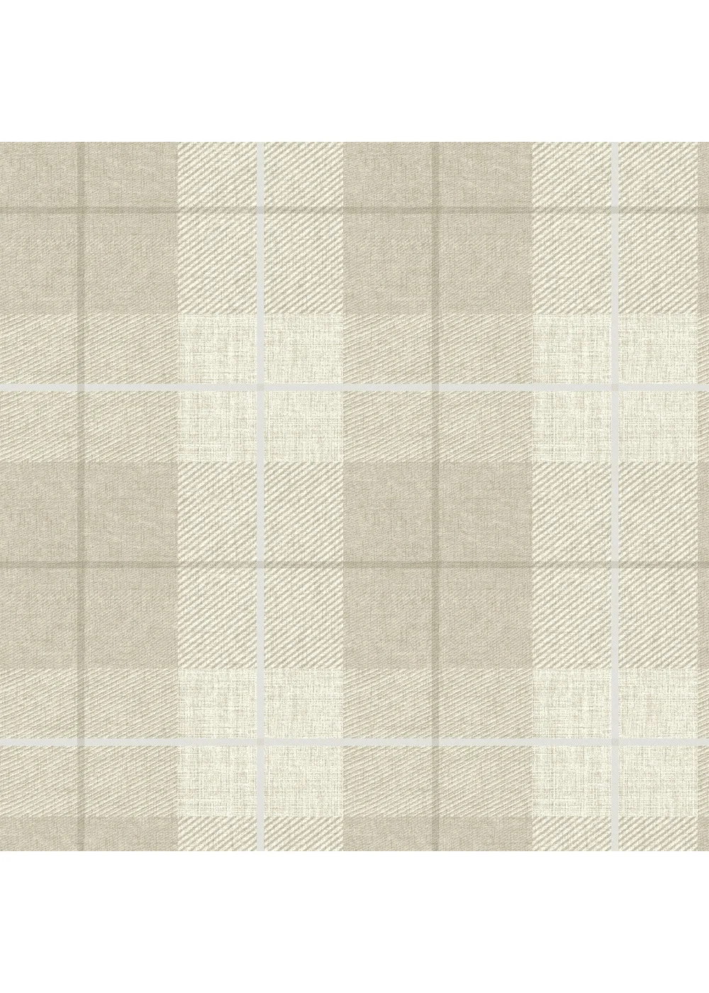 Arthouse Country Tartan Taupe - One Size Image 1