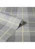 Arthouse Heritage Tartan Ochre/Grey - One Size Image 2